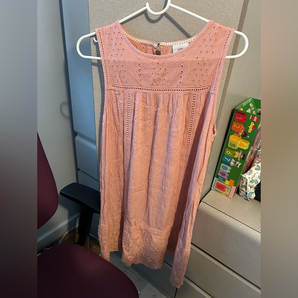 Knox Rose Blush Eyelet Dress